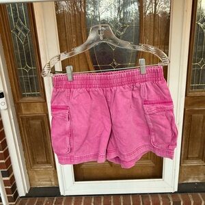 Forever 21 Pink Cargo Shorts